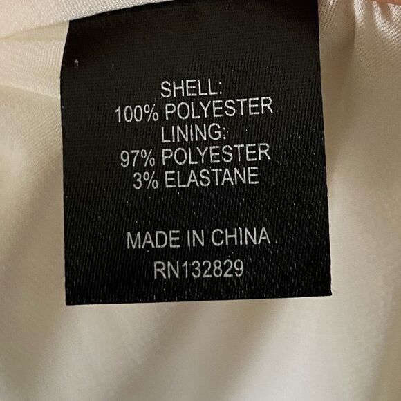 Michael Costello X Revolve Soraya Maxi White Dress Sequins Gown Size S - Picture 10 of 10